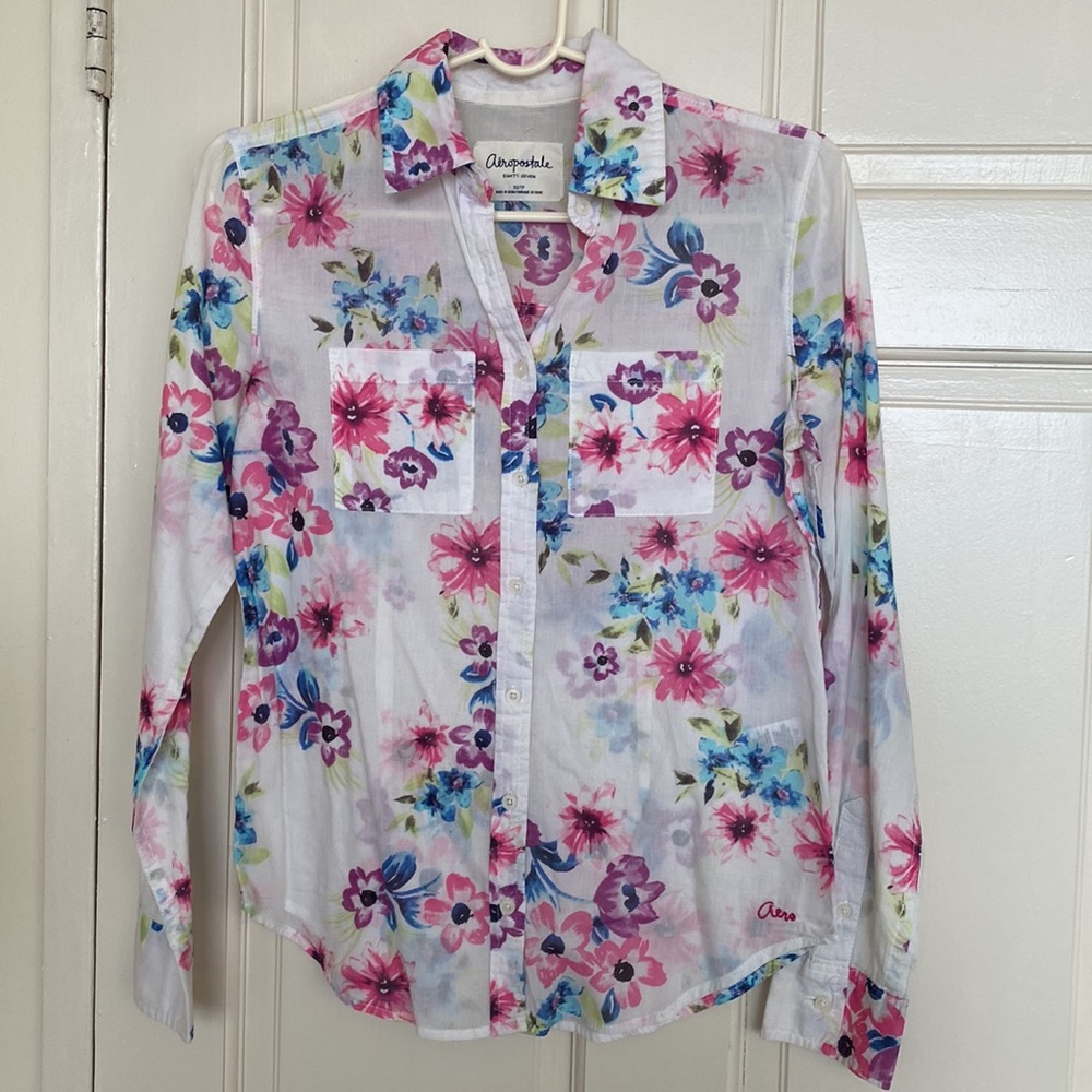 Floral Button Down
